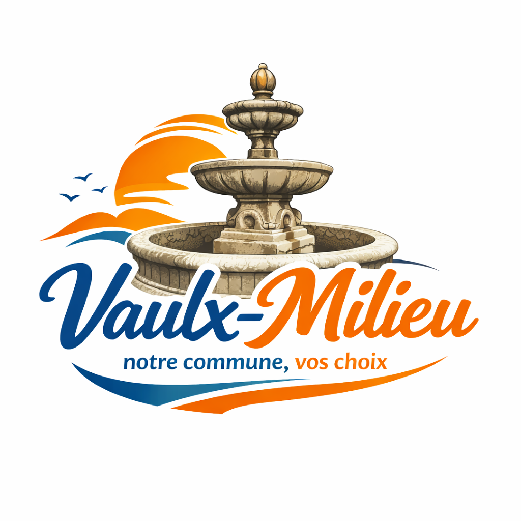 Logo Vaulx-Milieu, notre commune, vos choix